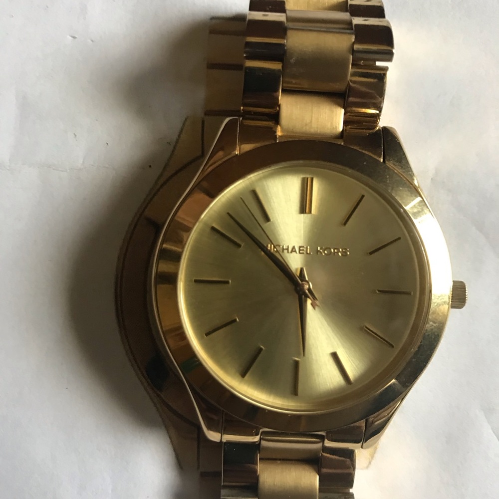 Micheal Kors Real Gold Luxury Watch